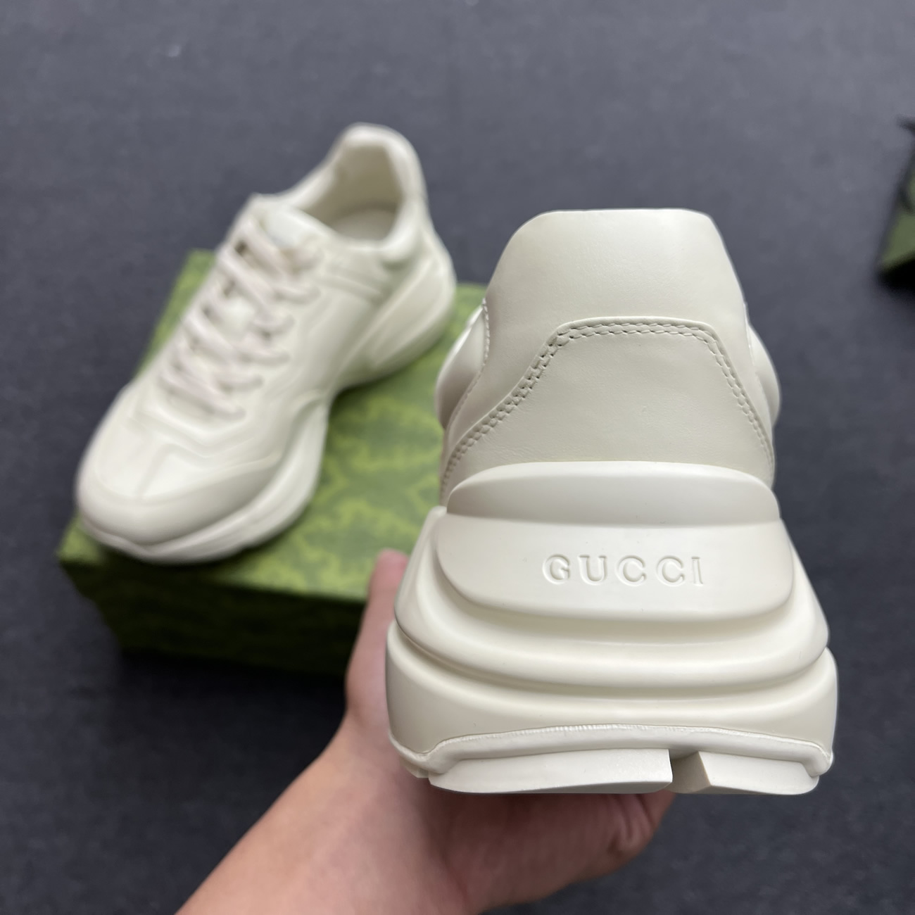 Gucci Rhyton Gg Logo W 386750 A3830 1818 (5) - www.newkick.vip